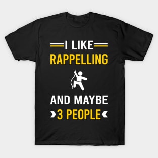 3 People Rappelling Rappel T-Shirt